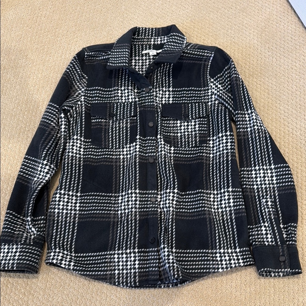 O'Neill Black and White Houndstooth Shirt